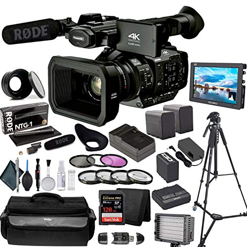 Panasonic AG UX180 4K Professional Camcorder with Studio Bundle