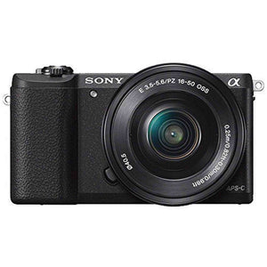 Sony Alpha a5100 Mirrorless Digital Camera with 16-50mm Lens Black + Sony E 55-210mm f/4.5-6.3 OSS E-Mount Lens 144GB