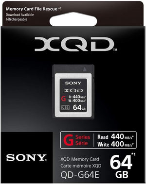 Sony Professional XQD G Series 64GB Memory Card QDG64E/J 4-Pack