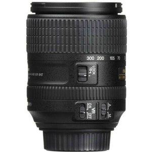 Nikon AF-S DX VR Nikkor 18-300MM Lens with Software Kit and Bundle IK18300B07