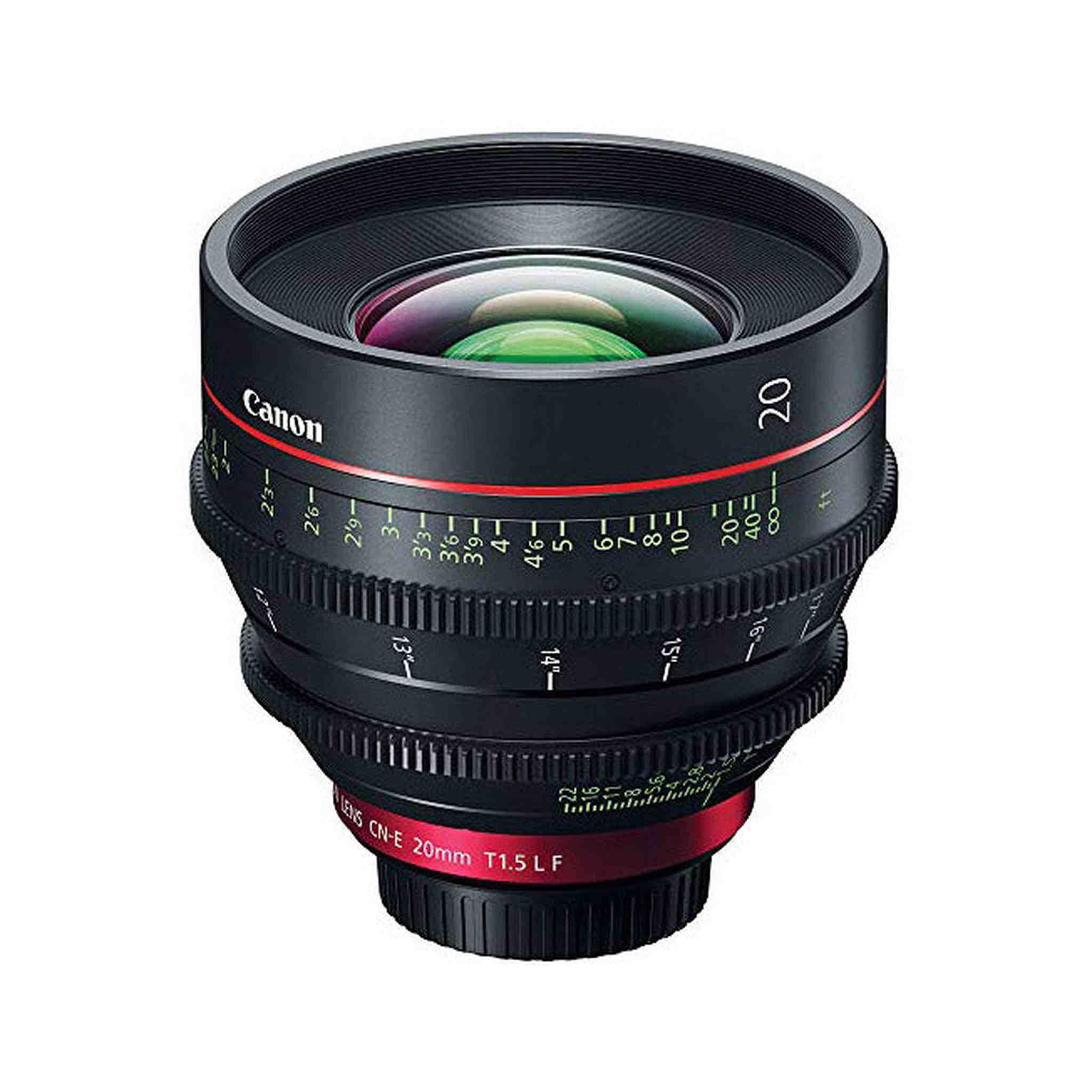 CN-E 20mm T1.5 L F Cinema Prime Lens EF Mount - Used Canon
