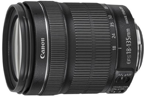 Canon EF-S 18-135mm f/3.5-5.6 is STM Lens in White Box