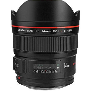 Canon EF 14mm f/2.8L II USM Lens for Canon EF Mount + Accessories International Model - Used Canon