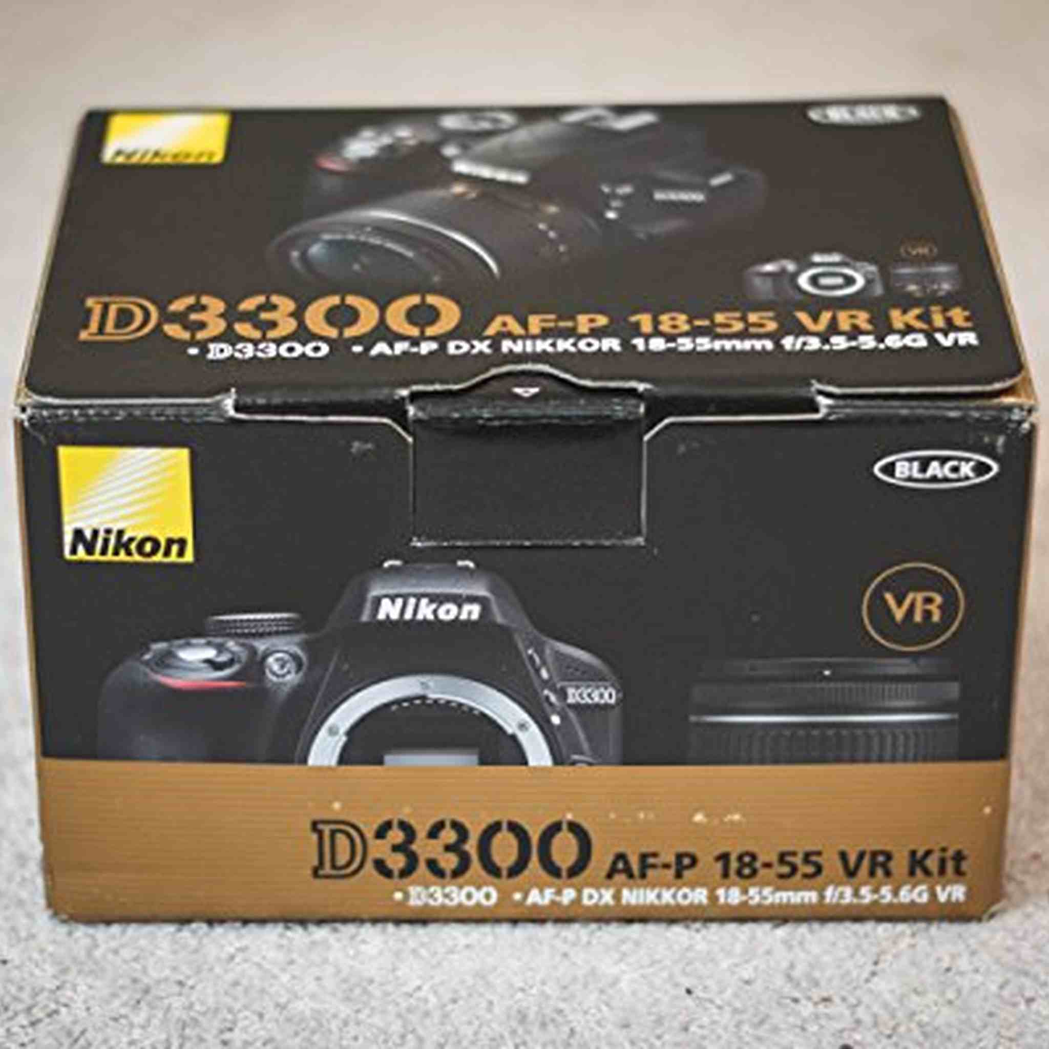 Nikon D3300 Digital SLR Camera Body Black - International Version No Warranty Nikon