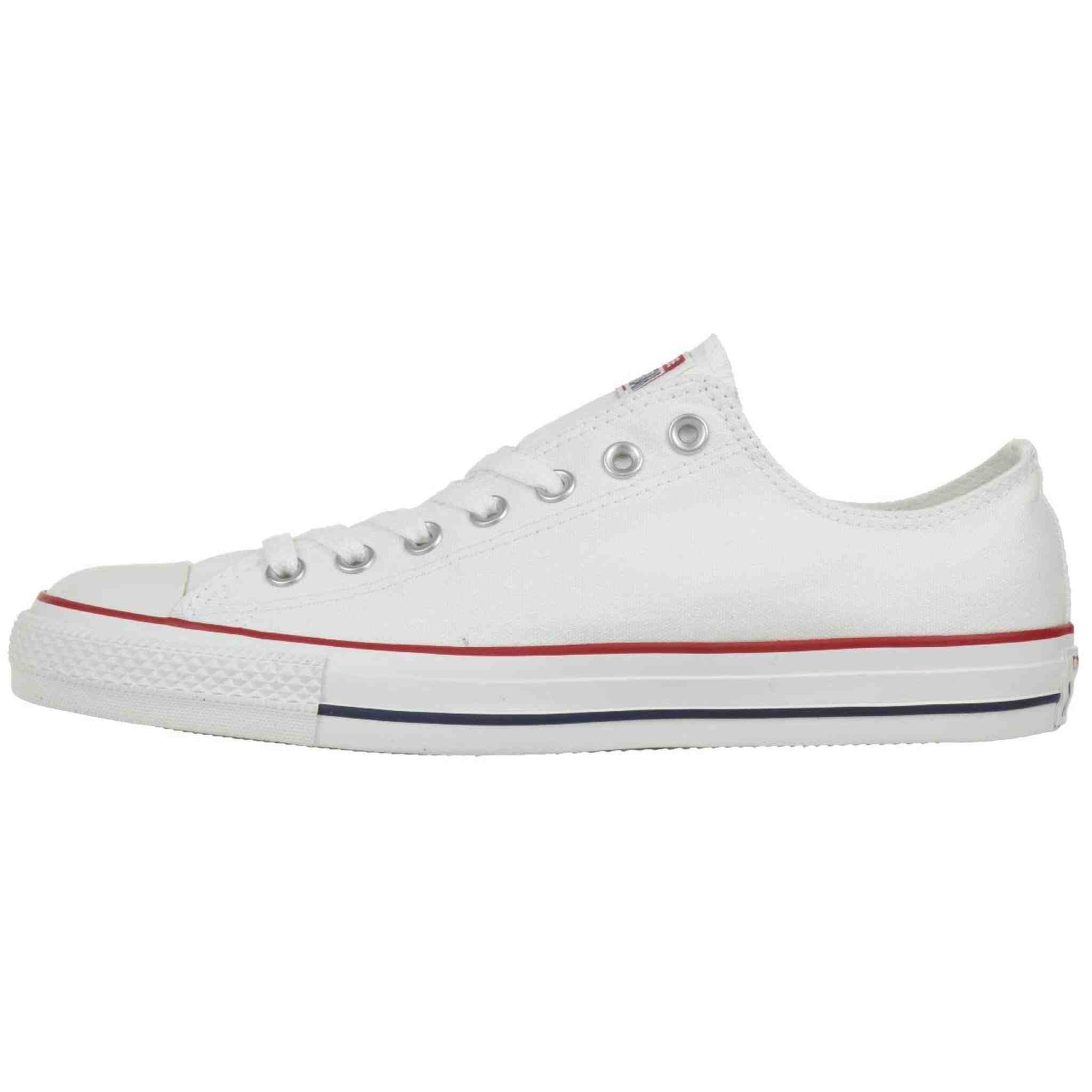 Converse Chuck Taylor All Star Canvas Low Top Sneaker, Optical White ,10 mens_us/12 womens_us