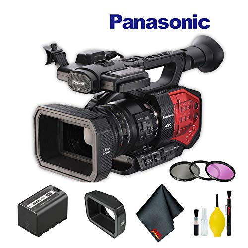 Panasonic AG-DVX200 4K Camcorder with Four Thirds Sensor and Integrated Zoom Lens Bundle