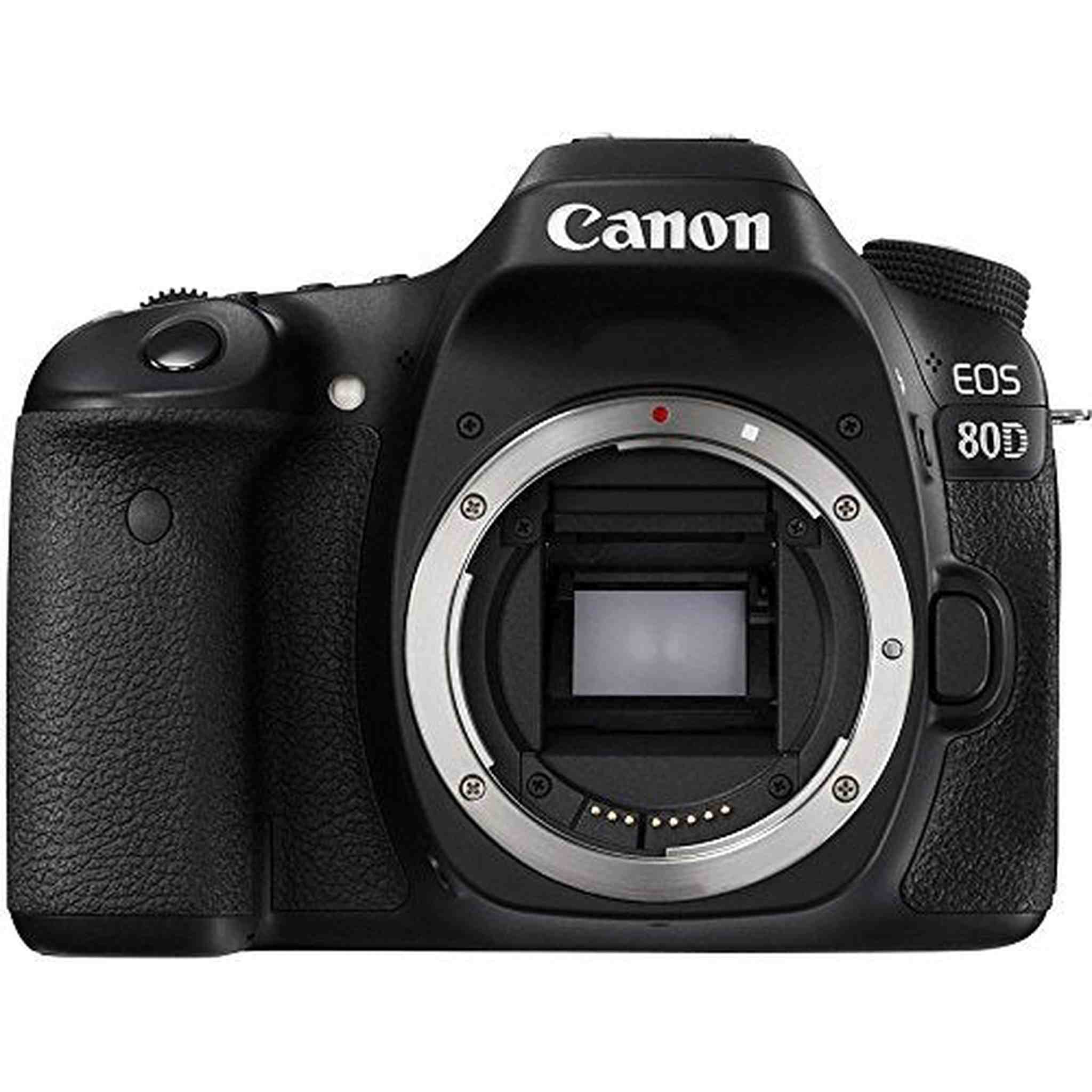 Canon Digital SLR Camera Body EOS 80D with 24.2 Megapixel APS-C CMOS Sensor and Dual Pixel CMOS AF - Black - Used Canon