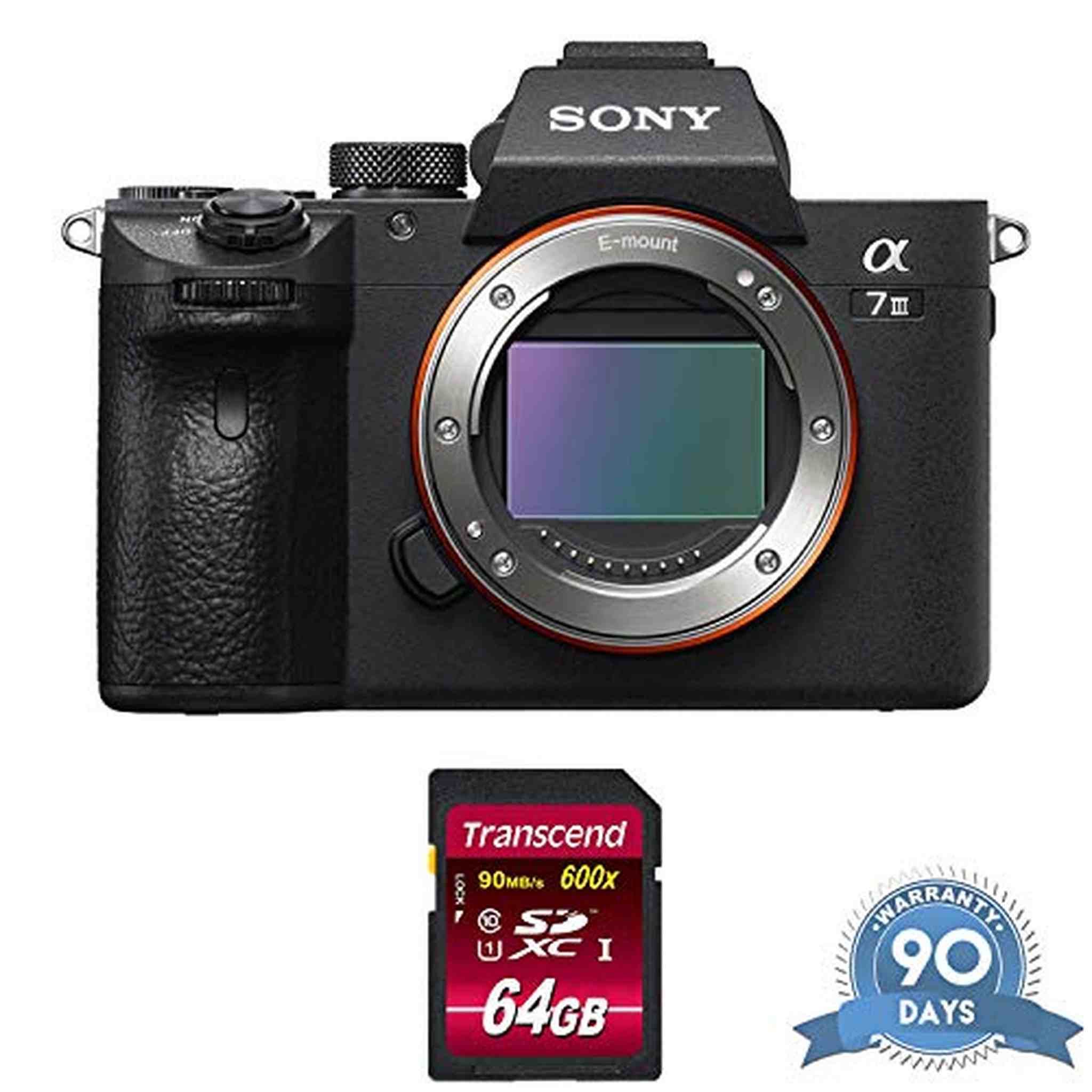 Sony Alpha a7 III Mirrorless Digital Camera Body Only - with Memory Card - RENEWED - Like New Sony
