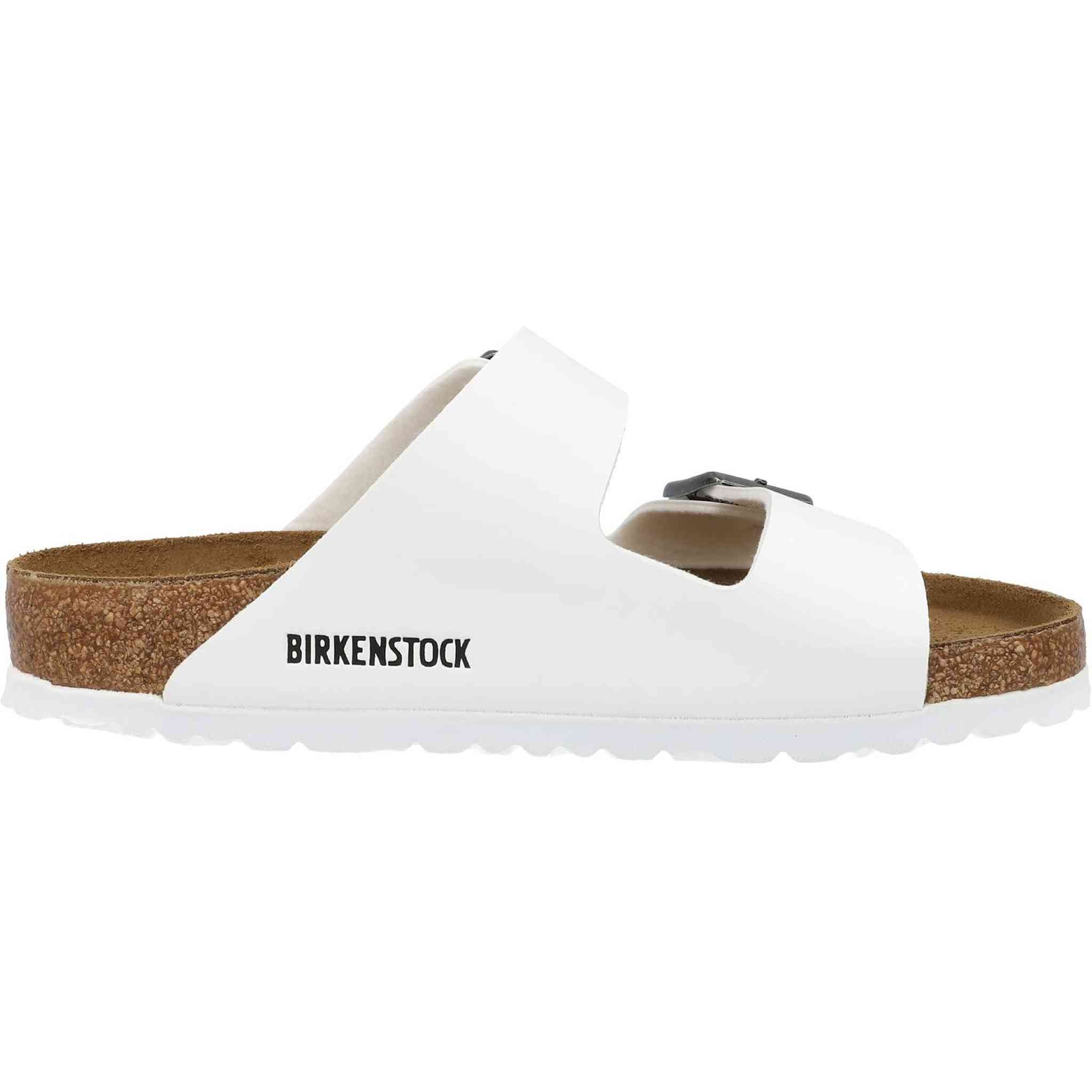 BIRKENSTOCK Men's Slides, White, 8