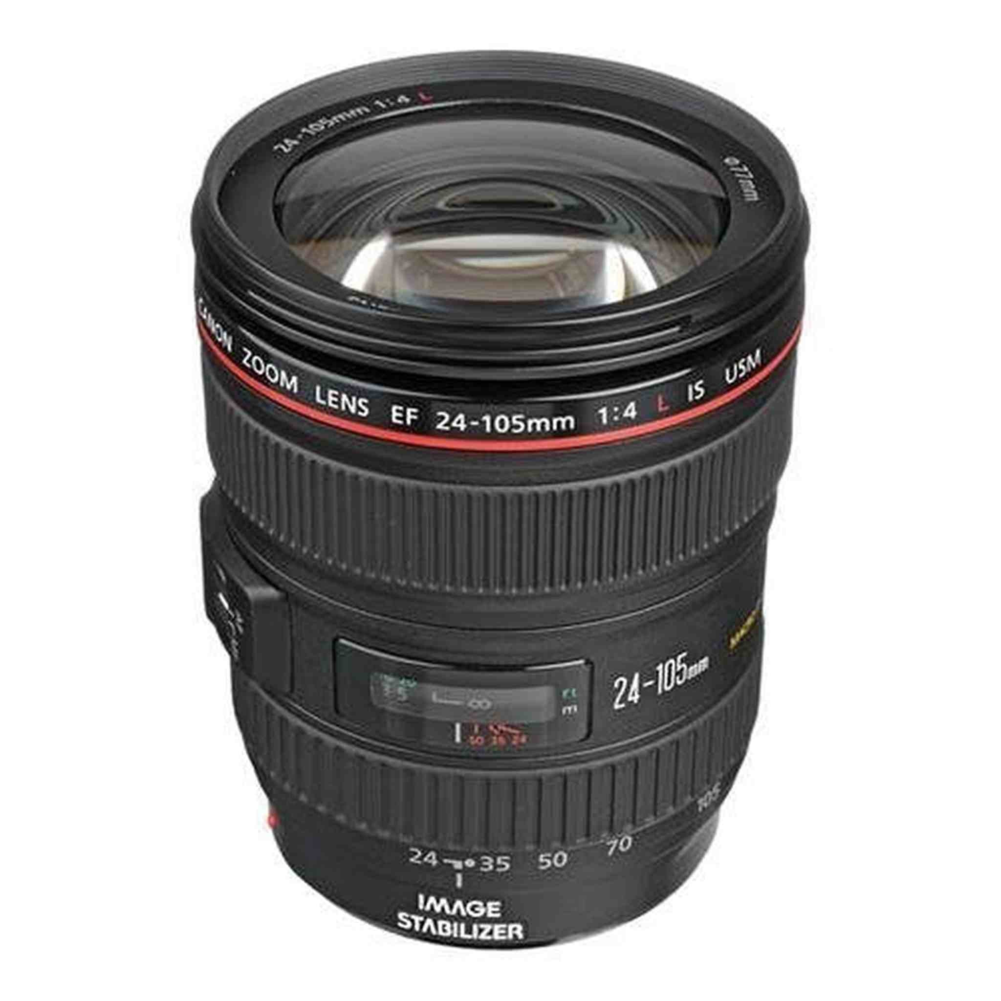 Canon EF 24-105mm f/4L IS USM Zoom Lens - White Box New Bulk Packaging Canon