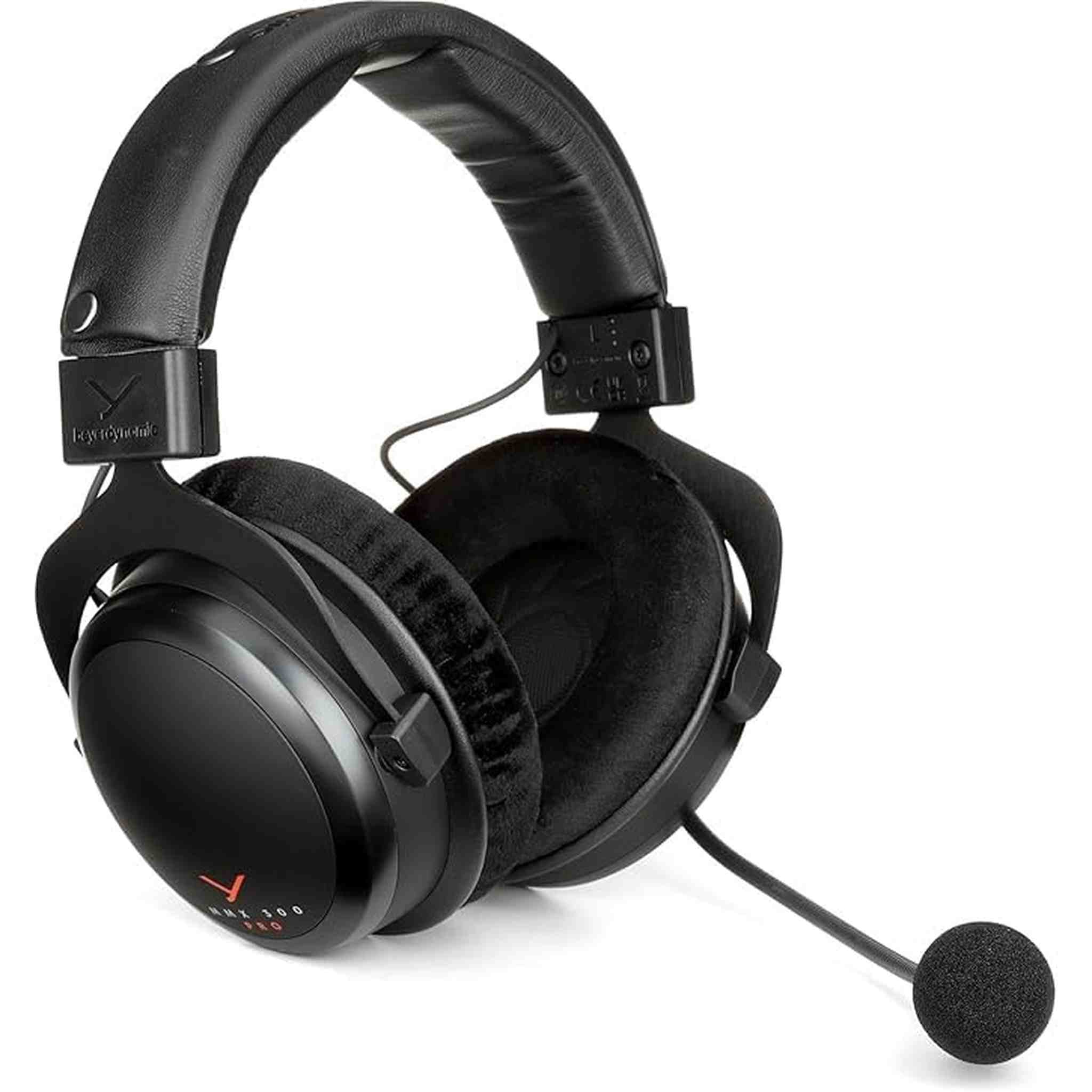 beyerdynamic MMX 300 PRO Closed Gaming Headset with Stellar.45 Driver and Condenser Microphone, Wired Gaming Headset Suitable for PC, Gaming Console, PS, Switch. Handmade in Germany, Black