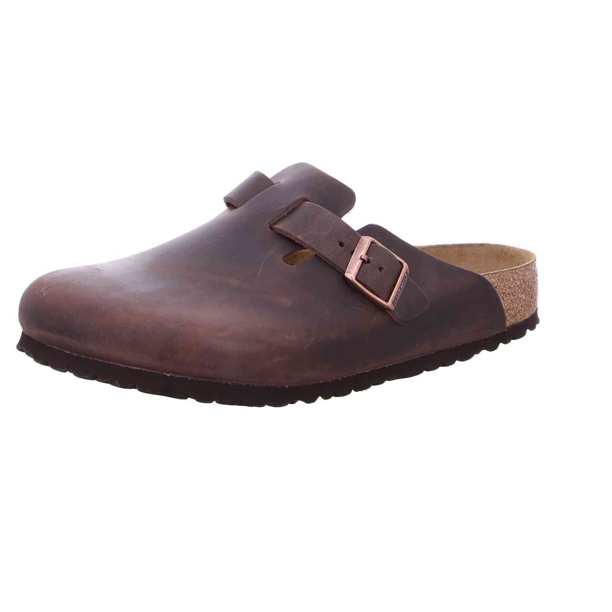 Birkenstock Unisex Boston Soft Footbed Clog, Habana Oiled Leather, EU 41 10-10.5 Women/ 8-8.5 Men Birkenstock