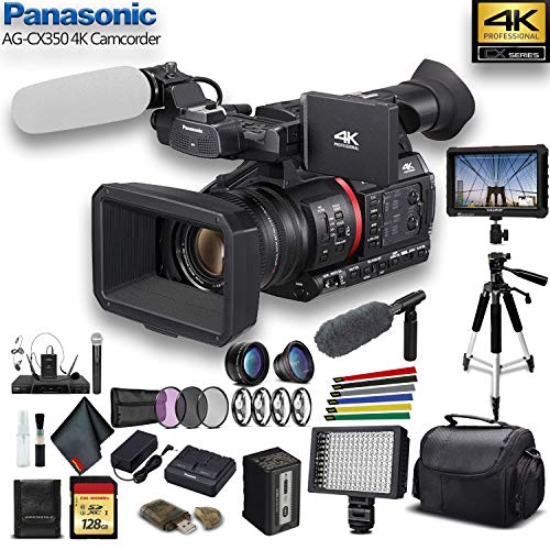 Panasonic 4K Camcorder W/ Padded Case - Professional Bundle