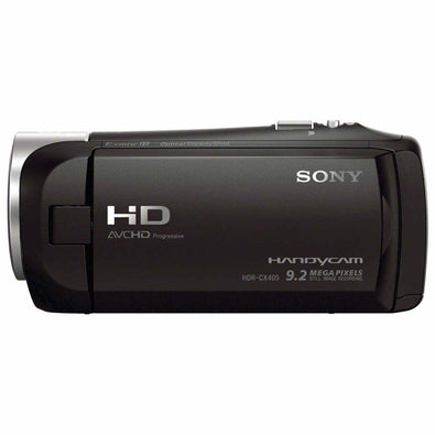 Sony HDR-CX405 HD Handycam with Editing Software and Cleaning Kit