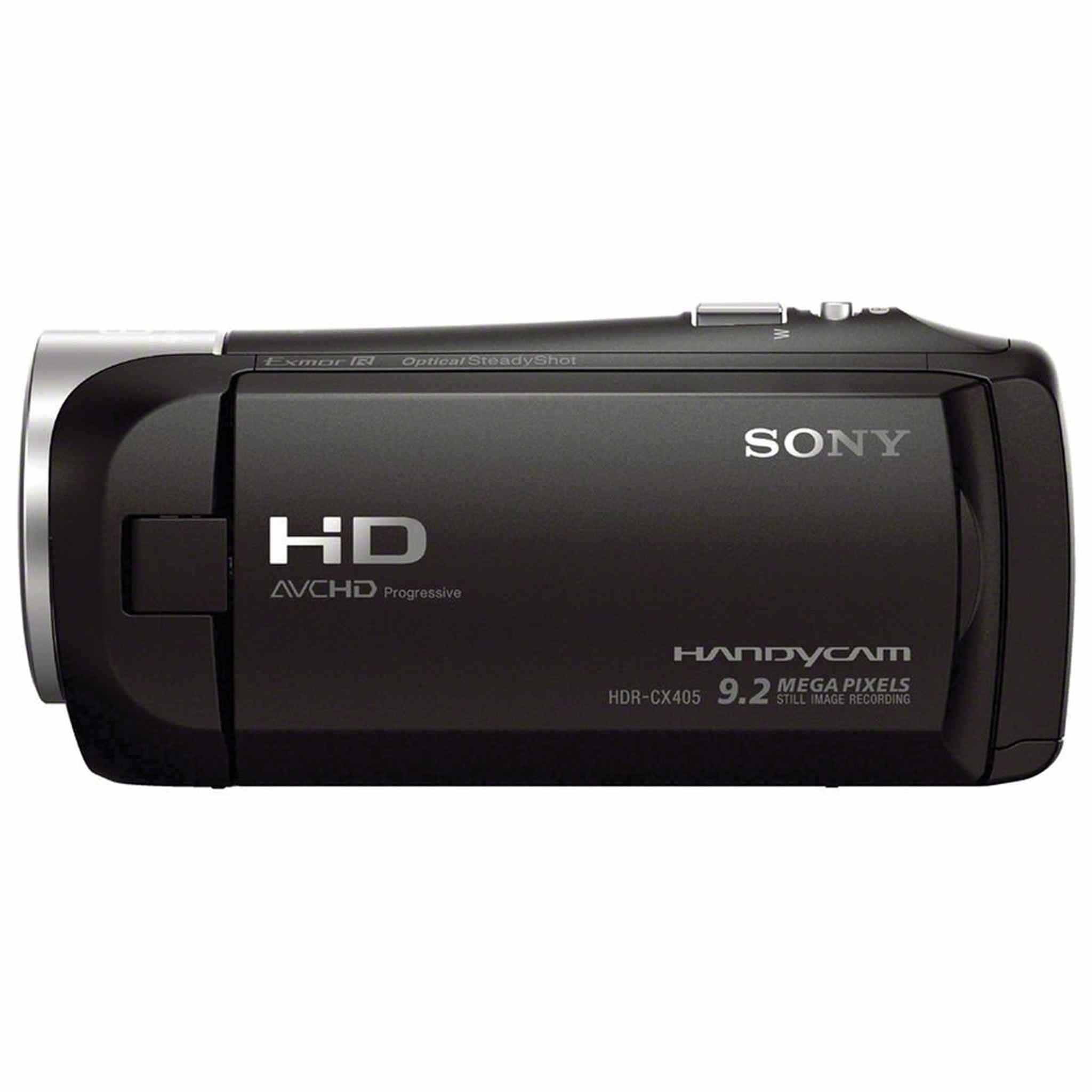 Sony HDR-CX405 HD Handycam with Editing Software and Cleaning Kit