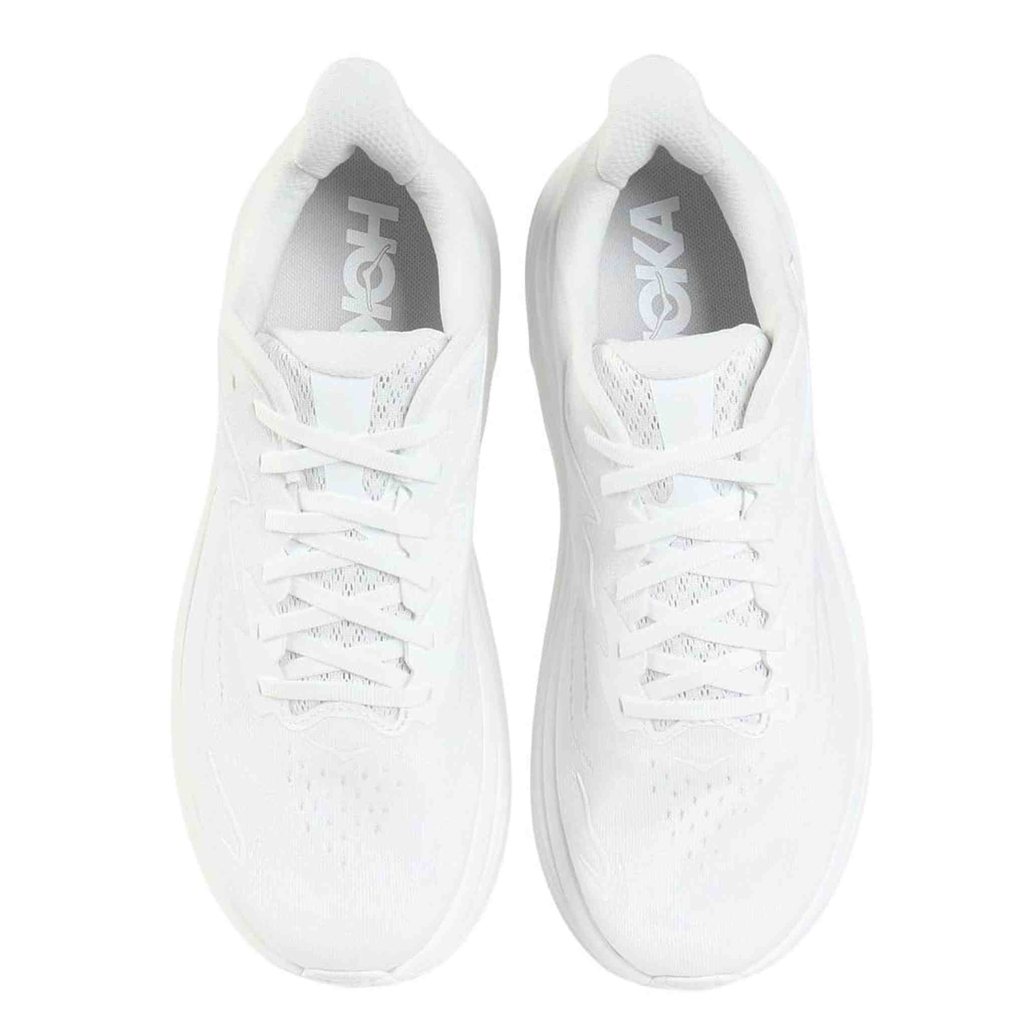 Hoka Men's Clifton 10 Sneaker, White/White, 9