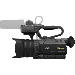 JVC GY-HM250 UHD 4K Streaming Camcorder with Built-in Lower-Thirds Graphics Advanced Accessory Bundle