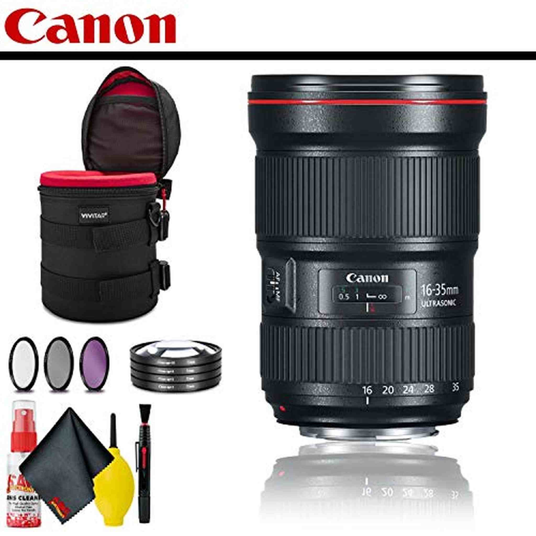 Canon EF 16-35mm f/2.8L III USM Lens With Lens Case, Filter Kit AND Cleaning Kit