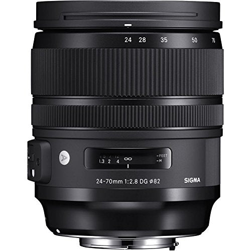 Sigma 24-70mm f/2.8 DG OS HSM Art Lens for Nikon F (Intl) Standard Bundle