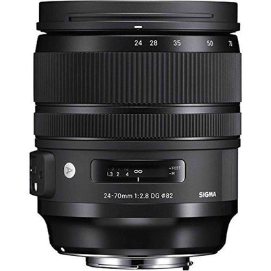 Sigma 24-70mm f/2.8 DG OS HSM Art Lens for Nikon F Intl Deluxe Bundle
