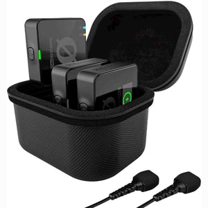 RODE Wireless PRO Compact Wireless Microphone System with Timecode, 32-bit Float On-board Recording, 2 Lavalier Microphones and Smart Charge Case for Filmmaking and Content Creation