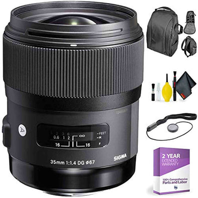 Sigma 35mm f/1.4 DG HSM Art Lens for Nikon + Deluxe Lens Cleaning Kit