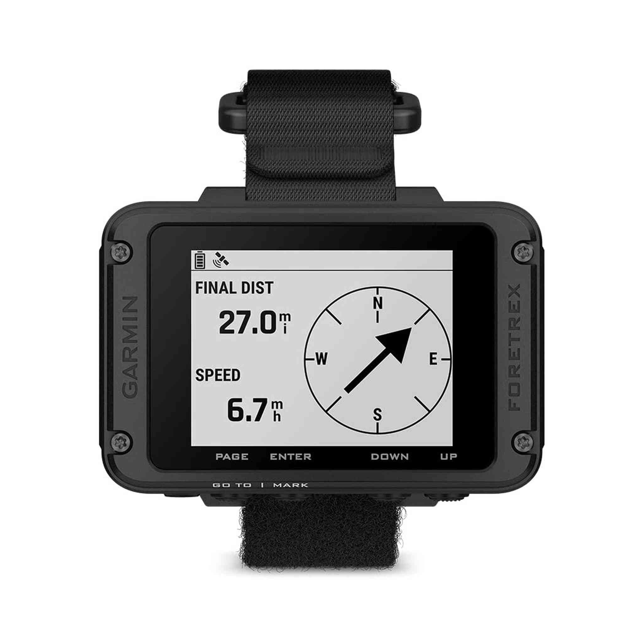 Garmin Foretrex 801, Wrist-Mounted GPS Navigation with Strap, Upgraded Multi-Band GNSS, Longer Battery Life