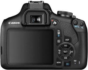 Canon EOS 2000D DSLR Camera with EF-S 18-55mm f/3.5-5.6 IS II Lens Intl Model with Cleaning Kit and 32GB Memory Kit