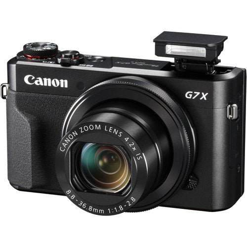 Canon PowerShot G7 X Mark II Digital Camera w/1 Inch CMOS Sensor and Tilt LCD Screen Touchscreen- Standard Bundle (1066C001)