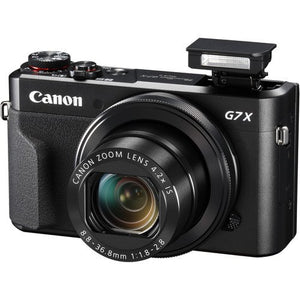 Canon PowerShot G7 X Mark II Digital Camera w/1 Inch CMOS Sensor and Tilt LCD Screen Touchscreen- Deluxe Bundle 1066C00