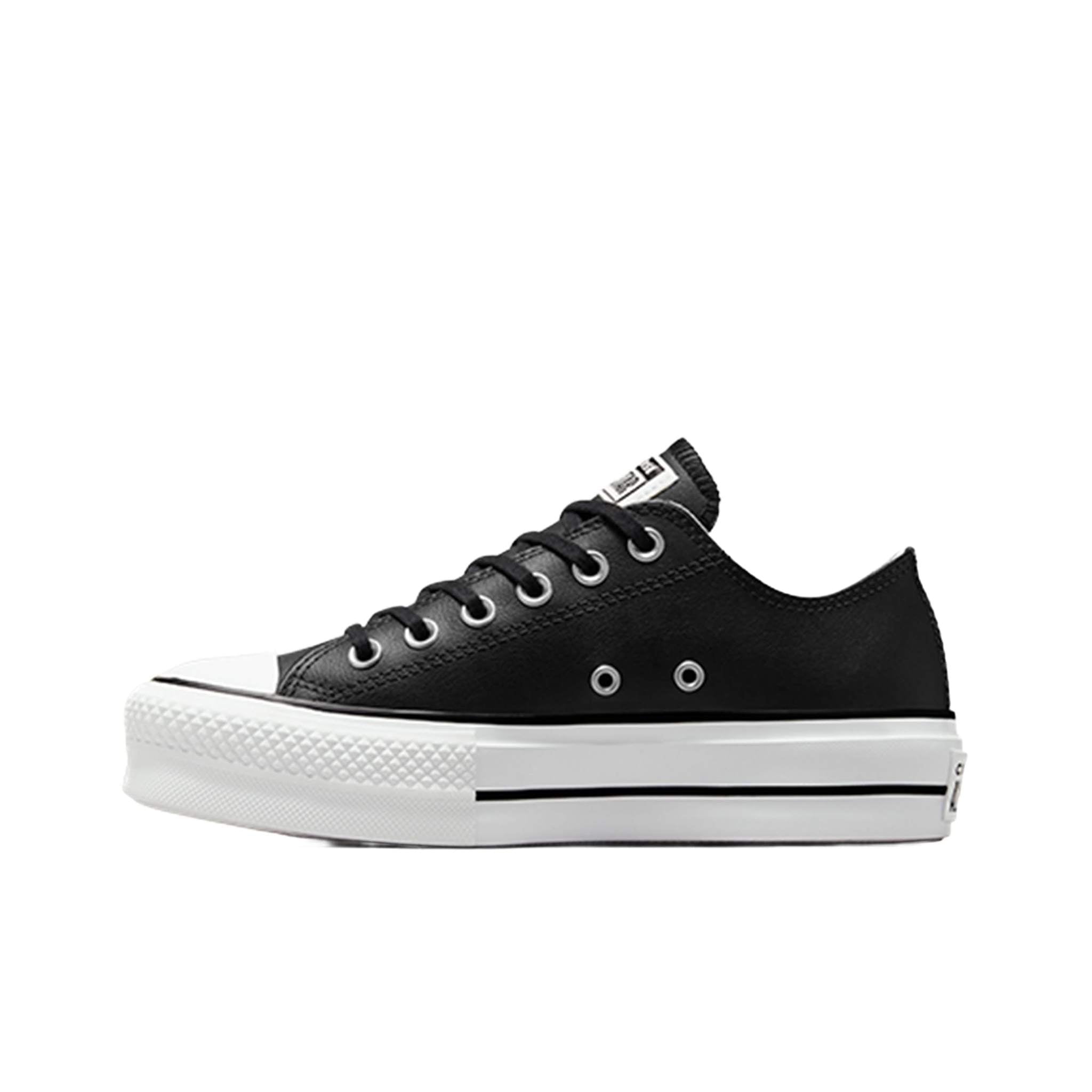 Converse Chuck Taylor All Star Lift Clean -Ox Women's Platform Sneakers, Black, 5 AU