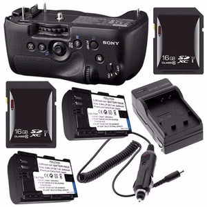 Sony Vertical Battery Grip for Alpha A99 DSLR Camera + NP-FM500H Battery + External Charger + 16GB SDHC Card Saver Bundl