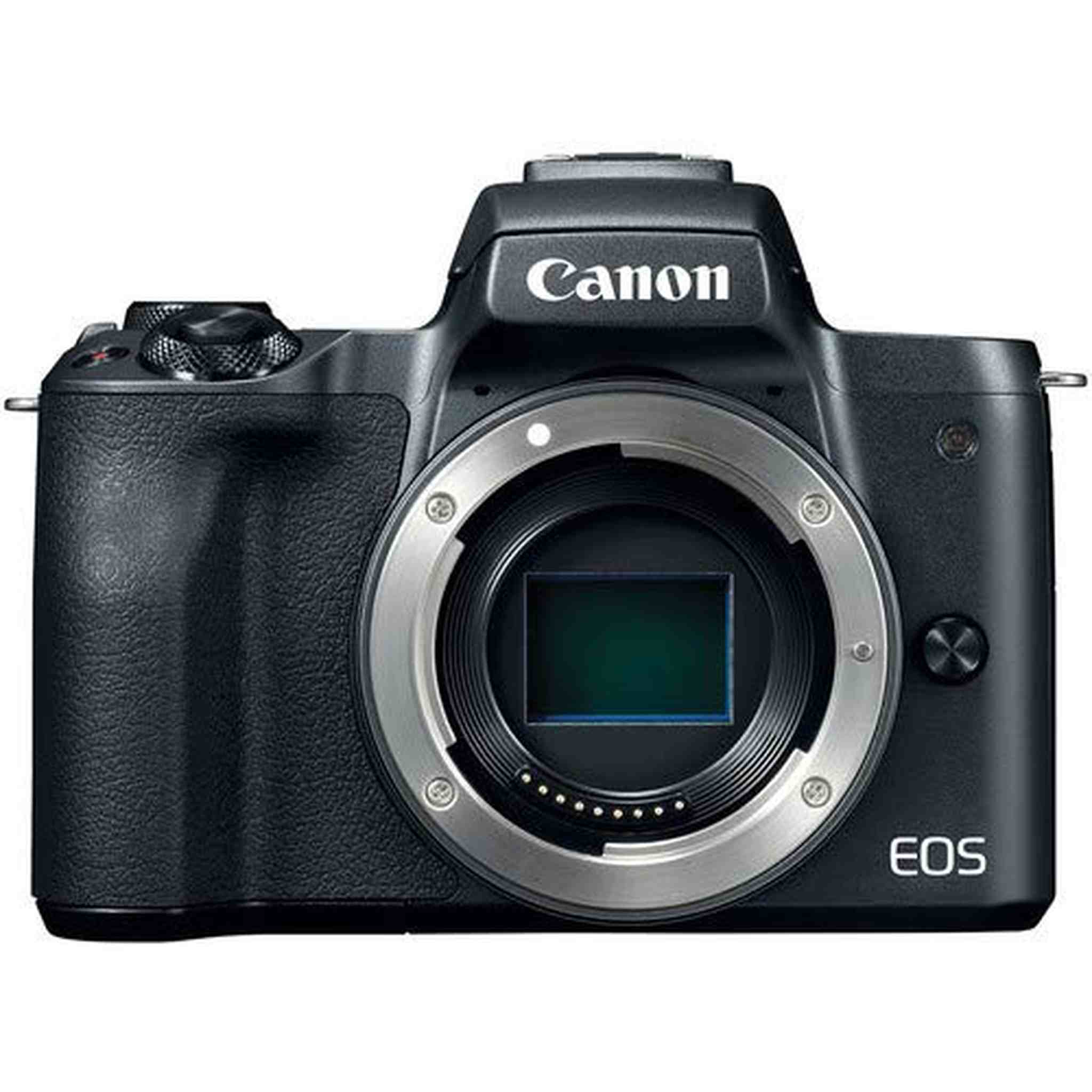 Canon EOS M50 Mirrorless Digital Camera Body Only, Black International Model with Extra Accessory Bundle
