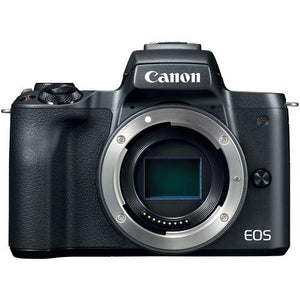 Canon EOS M50 Mirrorless Digital Camera Body Only, Black International Model with Extra Accessory Bundle