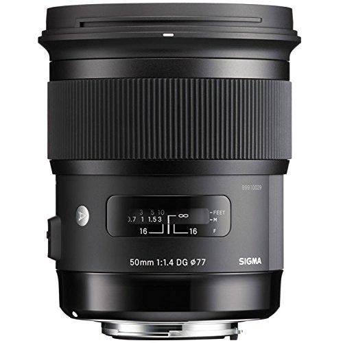 Sigma 50mm f/1.4 DG HSM Art Lens for Canon EF (USA) Deluxe Bundle V2