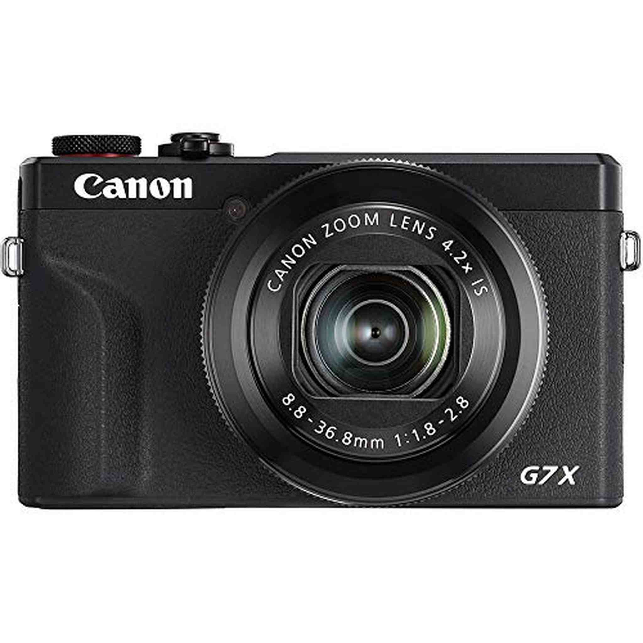 Canon PowerShot G7X Mark III Digital Camera, Video Creator Kit with Accessories: Tripod, Memory Card, and Detachable Bluetooth Remote, Black