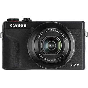 Canon PowerShot G7X Mark III Digital Camera, Video Creator Kit with Accessories: Tripod, Memory Card, and Detachable Bluetooth Remote, Black