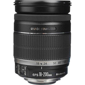 Canon EF-S 18-200mm f/3.5-5.6 is Standard Zoom Lens for Canon DSLR Cameras