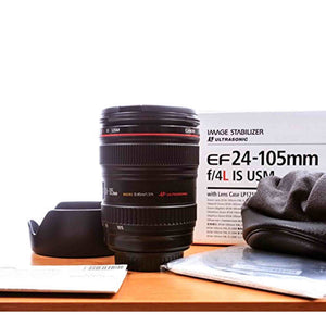 Canon EF 24-105mm f/4 L IS USM Lens for Canon EOS SLR Cameras - White Box Bulk Packaging - Used Canon