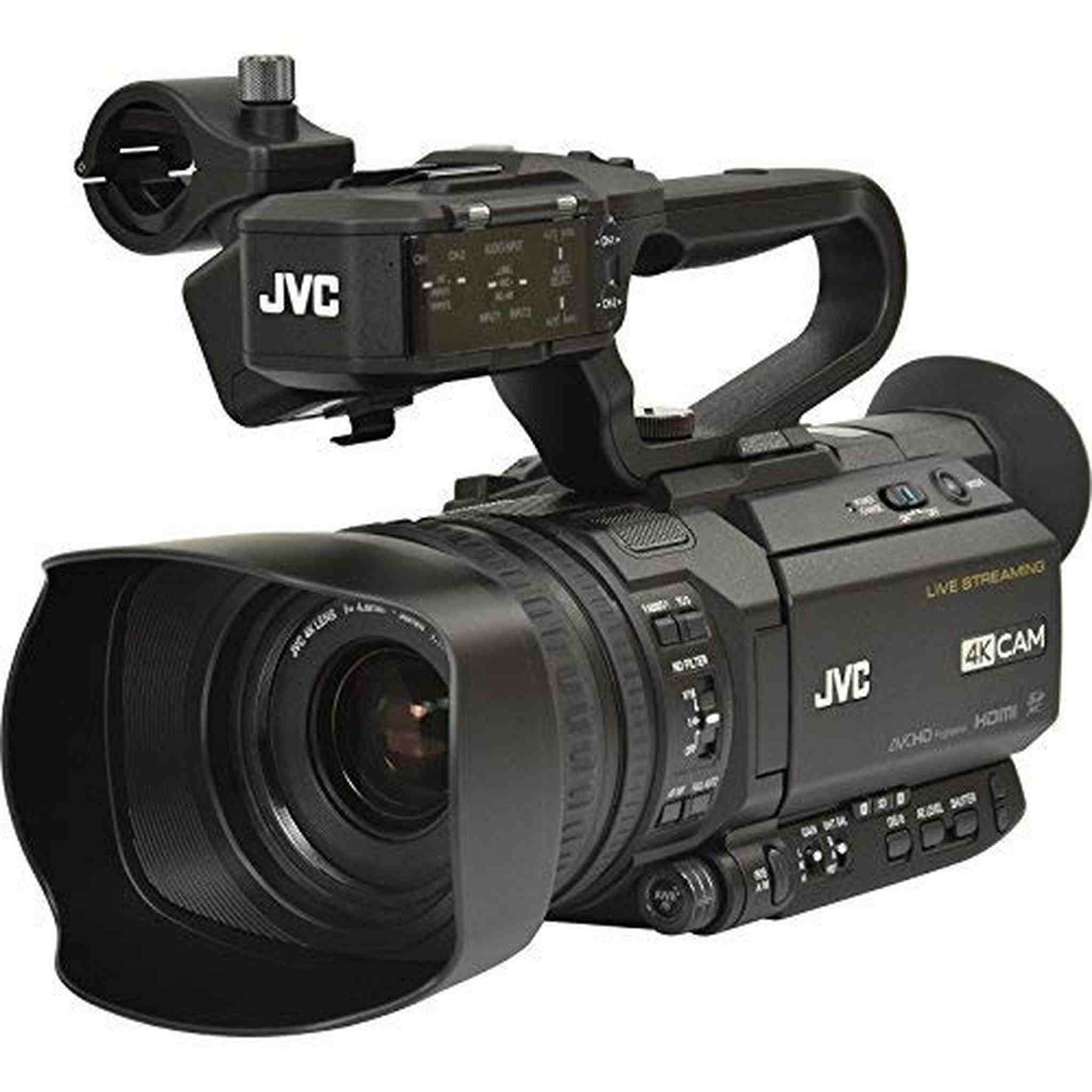 JVC GY-HM250U Camcorder, 3.5", Black - Used JVC