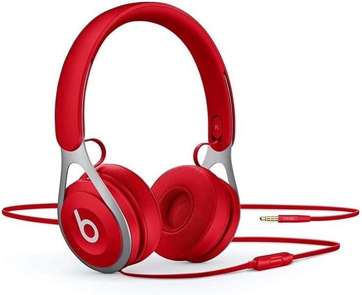 Beats EP Wired On-Ear Headphones - Battery Free for Unlimited Listening, Built in Mic and Controls -