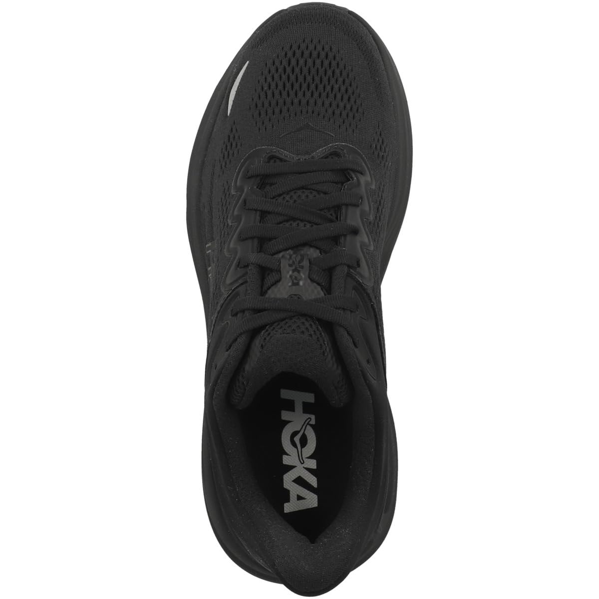 Hoka Men's Bondi 9 Sneaker, Black/Black, 11