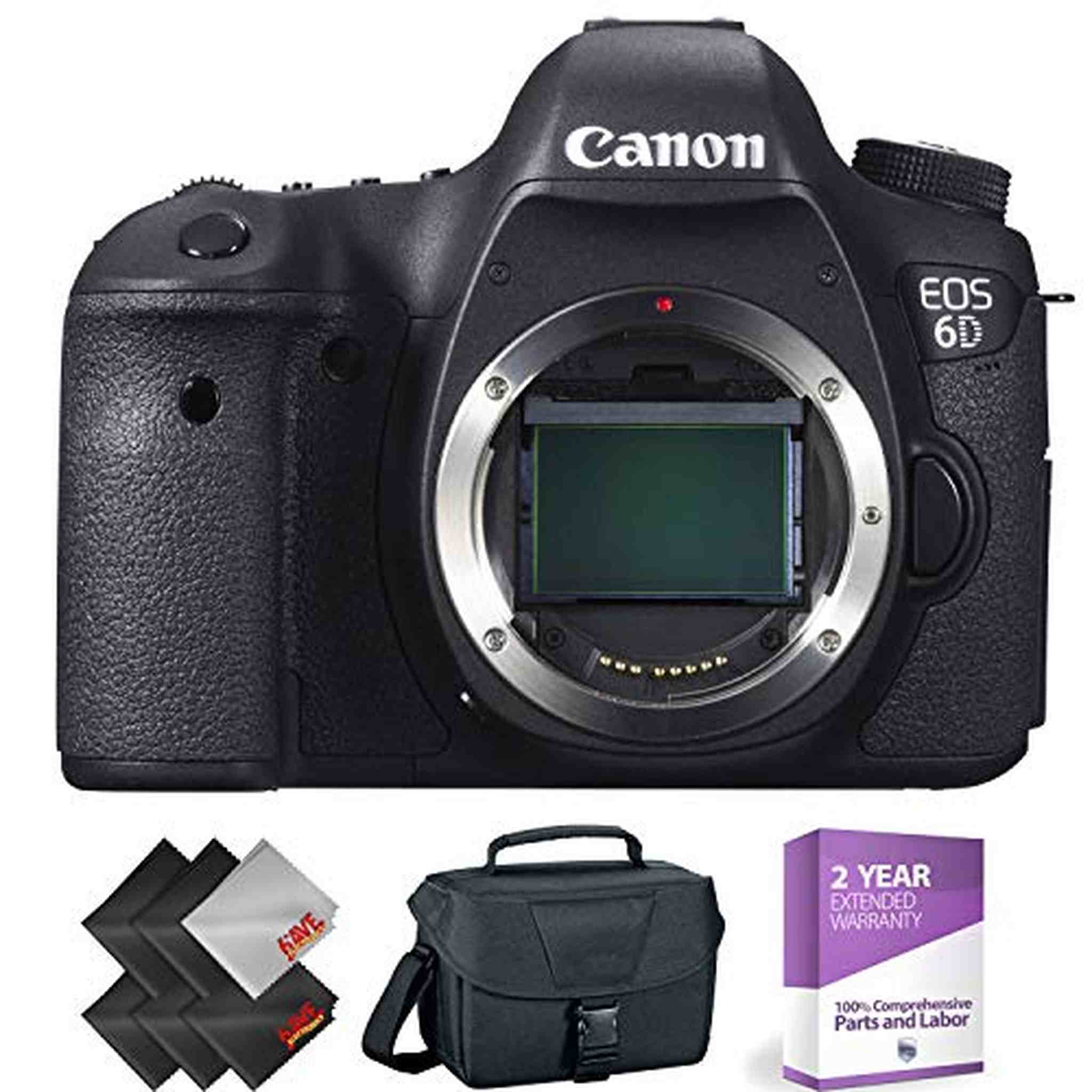 Canon EOS 6D DSLR Camera Body Only - Open Box + 1 Year Warranty Canon