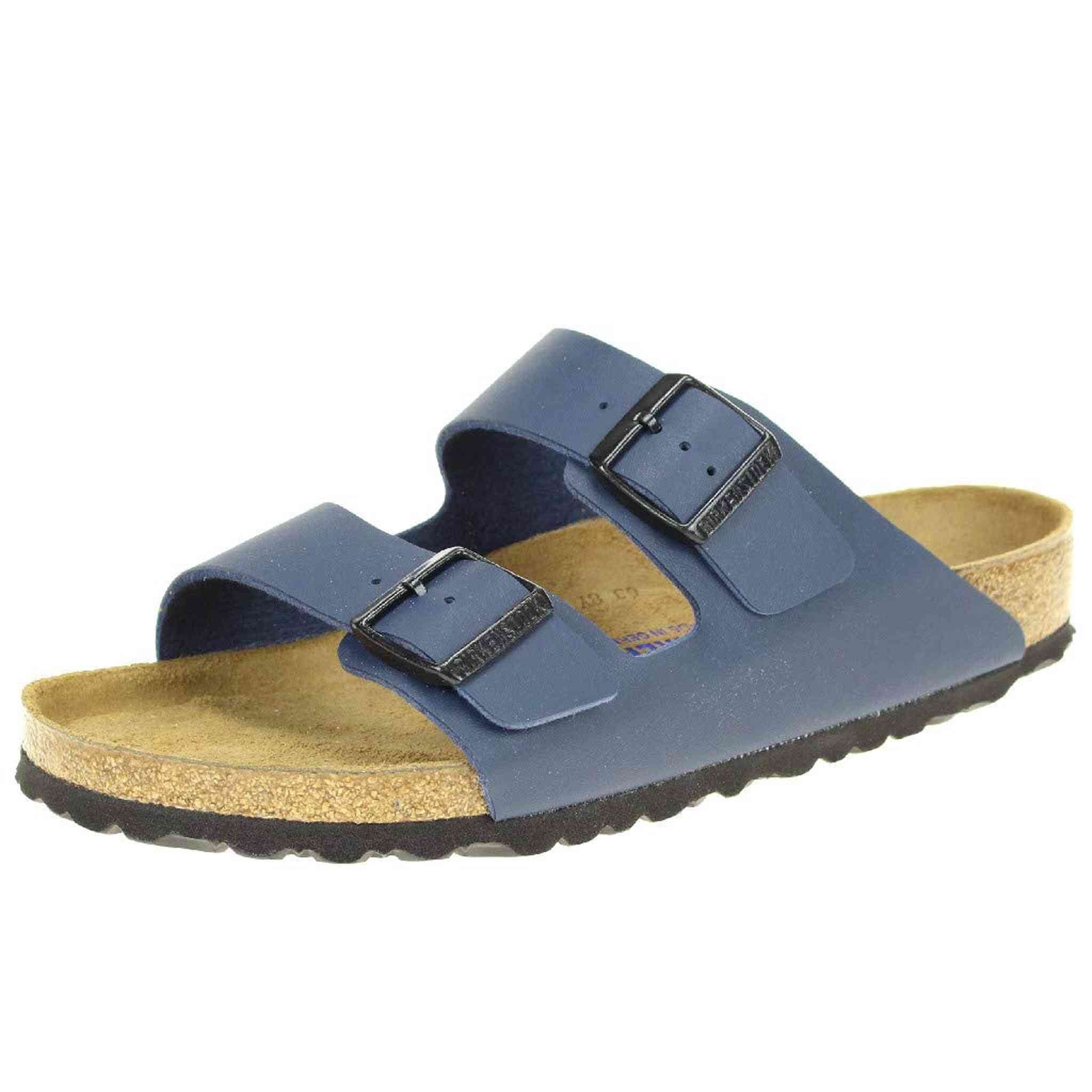 Birkenstock Men's BIRK-051061 Arizona Sandal, Blue, 45 Birkenstock