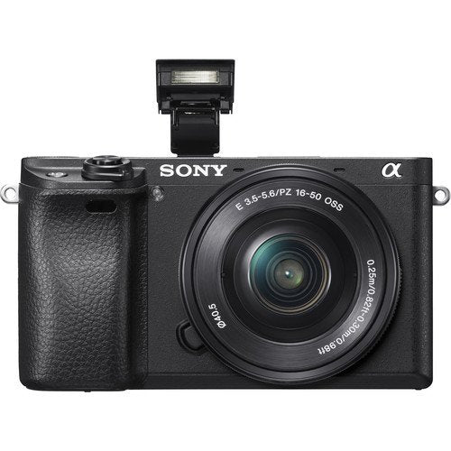 Sony Alpha a6300 Mirrorless Camera W/ 16-50mm Lens Black ILCE6300L/B W/ Soft Bag, Zhiyun-Tech WEEBILL Stabilizer, 2x Extra Batteries, Rode Mic, 2x 64GB Cards, 4K Monitor , Plus Essential Accessories