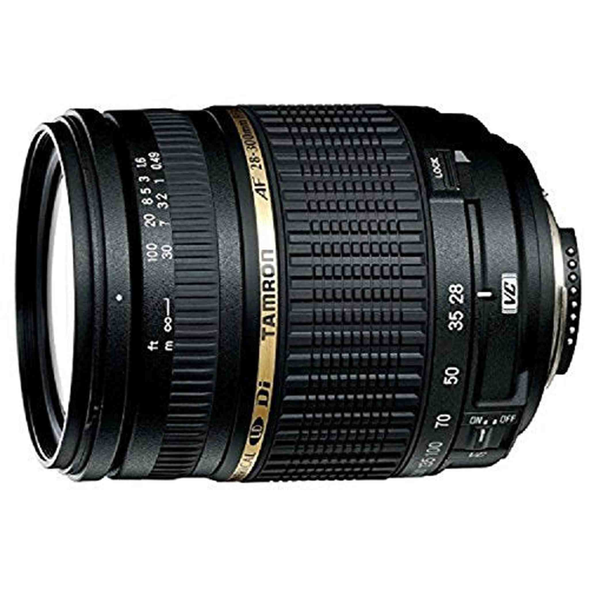 Tamron AF28-300mm A20 F/3.5-6.3 XR Di VC Macro Zoom Lens with Built in Motor for Nikon Digital SLR Cameras Aspherical Bl - Used Tamron
