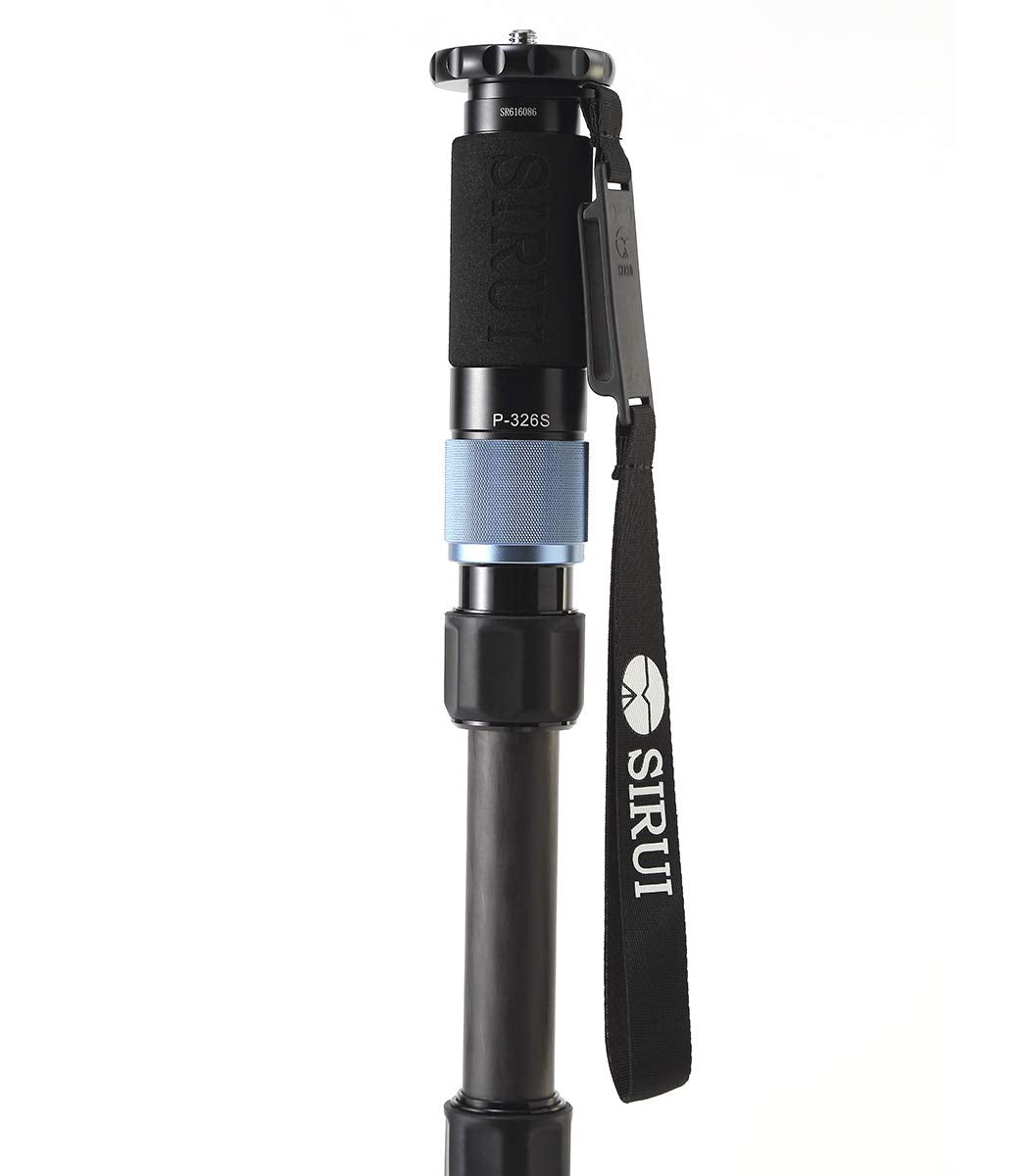 SIRUI P-326SR Monopod with Spider and Video Head 20 Tilting and 360Rotating Aluminium