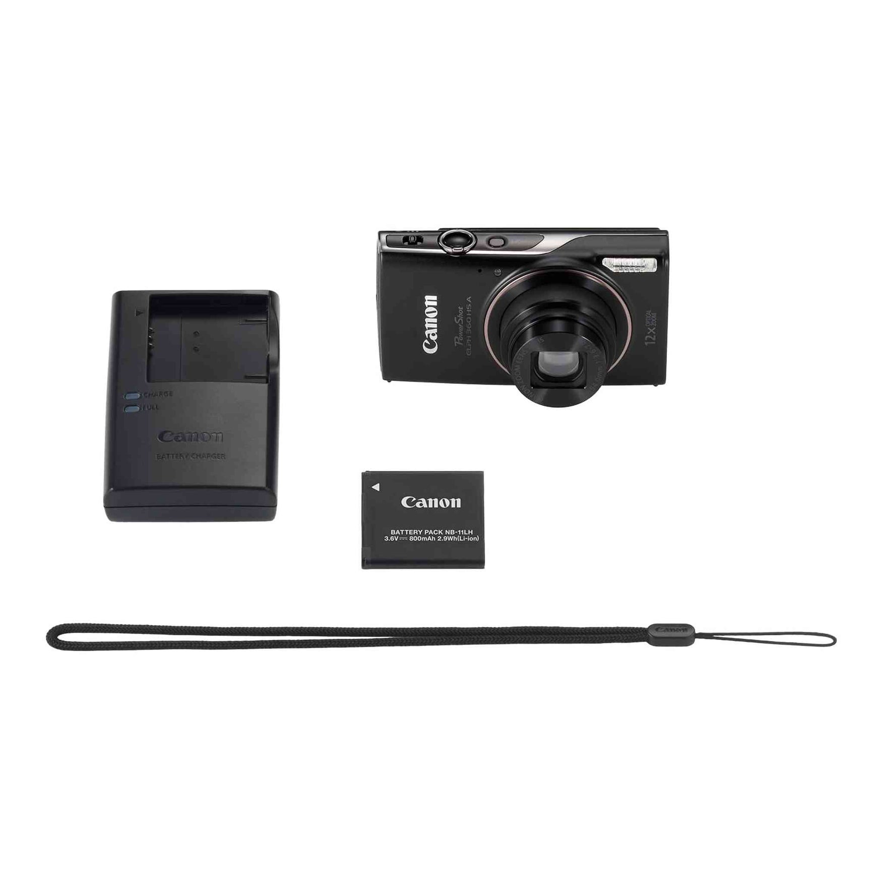 Canon PowerShot ELPH 360 HS A Black