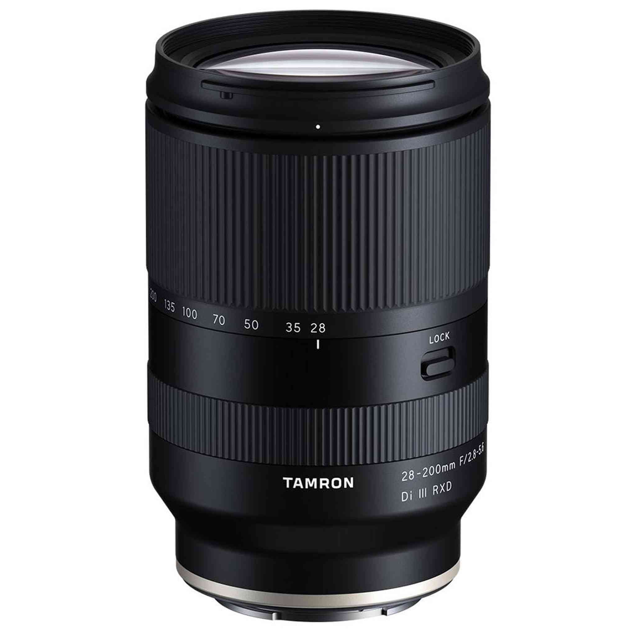Tamron 28-200 F/2.8-5.6 Di III RXD All-in-One Lens for Sony Mirrorless Full Frame/APS-C E-Mount, Model Number: AFA071S700, Black
