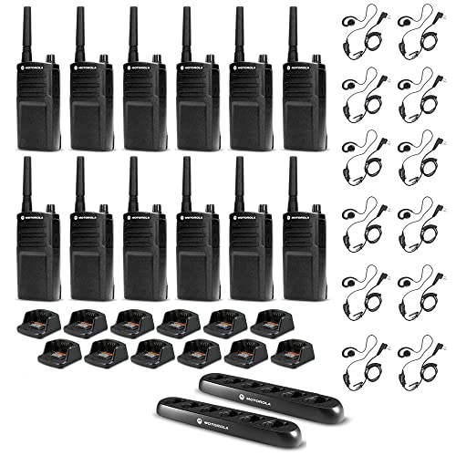 12 x Motorola RMU2040 On-Site 2-Way Radio RMU2040 - 12 Pack With Mics Bundle